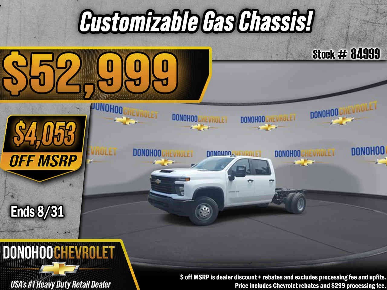 2026 Chevrolet Silverado 3500 HD Chassis Cab Work Truck in Summit White — front three-quarter view