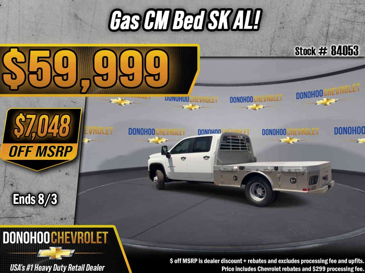 2026 Chevrolet Silverado 3500 HD Chassis Cab Work Truck in Summit White — front three-quarter view