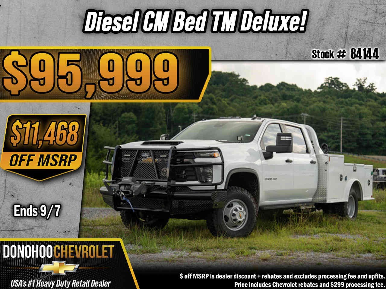 2026 Chevrolet Silverado 3500 HD Chassis Cab Work Truck in Summit White — front three-quarter view