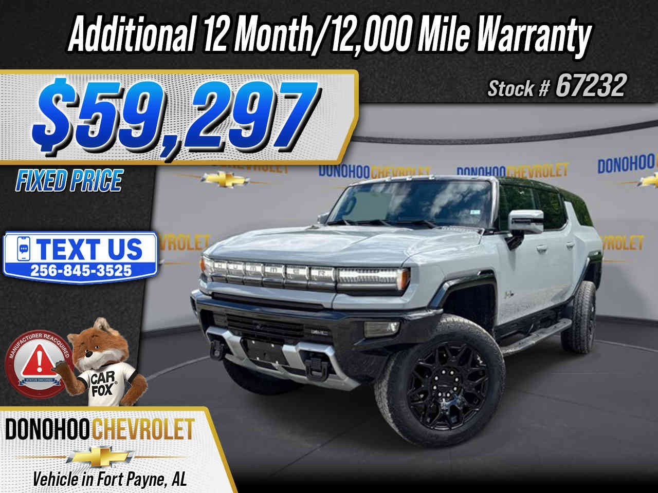 2025 GMC HUMMER EV SUV 2X in Meteorite Metallic (Grey) — front three-quarter view