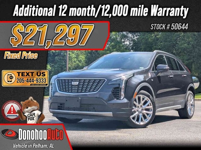 2023 Cadillac XT4 FWD Premium Luxury in Galactic Grey Metallic — front three-quarter view